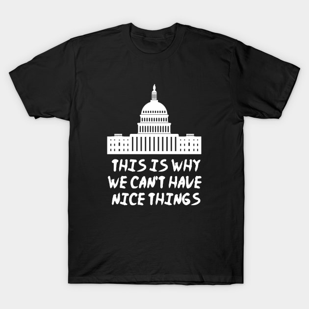 This is why we can't have nice things T-Shirt by sunima